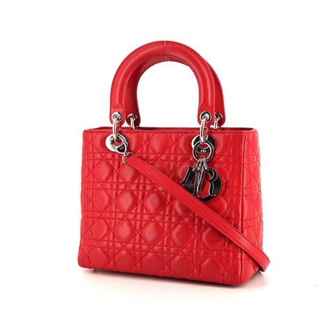 borsa dior rossa|lady Dior borse.